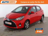 Usado Toyota Yaris Hybrid Active 99 CV (72 kW) 2015 Rojo Utilitario