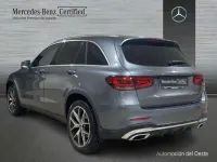 Usado Mercedes GLC220 AMG line 196 CV (144 kW) 2021 Gris SUV