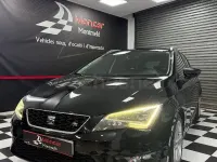 Usado Seat Leon Style 150 CV (110 kW) 2016 Negro Familiar
