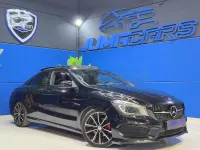 Usado Mercedes CLA220 AMG line 177 CV (130 kW) 2014 Negro Coupe