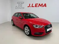 Usado Audi A3 Ambition 105 CV (77 kW) 2013 Rojo Berlina