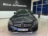 Usado Mercedes C220 AMG line 170 CV (125 kW) 2015 Gris / plata Berlina