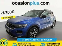 Usado VW T-Roc Advance 150 CV (110 kW) 2019 Azul SUV