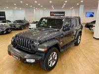Usado Jeep Wrangler Unlimited Sahara 200 CV (147 kW) 2018 Gris / plata SUV