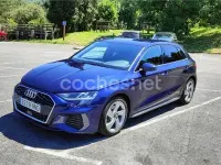 Usado Audi A3 S-Line 150 CV (110 kW) 2022 Azul Berlina
