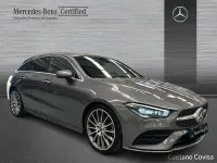 Usado Mercedes CLA200 AMG line 150 CV (110 kW) 2021 Gris / plateado Coupe