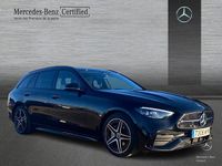 Usado Mercedes C220 AMG line 200 CV (147 kW) 2025 Negro Familiar