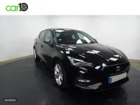 Usado Seat Leon FR 110 CV (80 kW) 2021 Negro Berlina