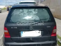 Usado Mercedes A170 Elegance 90 CV (66 kW) 2000 Negro Monovolumen