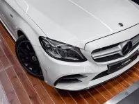Usado Mercedes C43 AMG 390 CV (286 kW) 2018 Blanco Descapotable