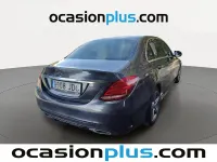 Usado Mercedes C220 AMG line 170 CV (125 kW) 2015 Gris Berlina