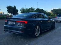 Usado Audi A5 Sportback S-Line 218 CV (160 kW) 2017 Gris / plata Utilitario