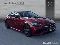 Usado Mercedes C220 200 CV (147 kW) 2022 Granate Berlina