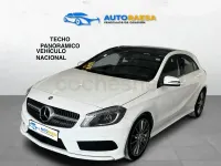 Usado Mercedes A180 AMG line 109 CV (80 kW) 2015 Blanco Utilitario