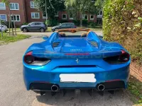 Usado Ferrari 488 670 CV (492 kW) 2018 Azul Descapotable