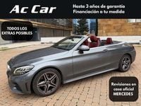 Usado Mercedes C220 194 CV (142 kW) 2019 Gris Descapotable