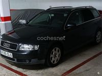Usado Audi A4 130 CV (95 kW) 2003 Negro Familiar