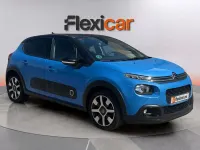 Usado Citroën C3 Feel 68 CV (50 kW) 2018 Azul Utilitario