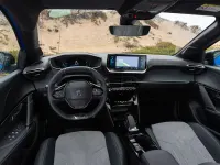 Usado Peugeot e-208 GT 100 kW (136 CV) 2021 Azul Utilitario