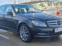 Usado Mercedes C220 Avantgarde 170 CV (125 kW) 2011 Negro Berlina