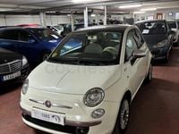 Usado Fiat 500 75 CV (55 kW) 2009 Blanco Descapotable