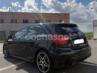 Usado Mercedes A200 AMG line 136 CV (100 kW) 2016 Negro Berlina