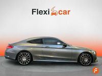 Usado Mercedes C220 AMG line 170 CV (125 kW) 2016 Gris Coupe
