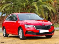 Usado Skoda Scala Monte Carlo 115 CV (84 kW) 2021 Rojo Utilitario