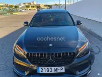 Usado Mercedes C220 AMG line 170 CV (125 kW) 2014 Negro Berlina