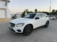 Usado Mercedes GLC220 AMG line 170 CV (125 kW) 2016 Blanco SUV