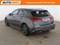 Usado Mercedes A180 AMG line 136 CV (100 kW) 2020 Gris Berlina
