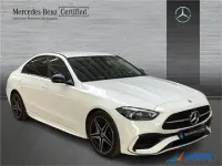 Usado Mercedes C220 200 CV (147 kW) 2023 Blanco polar