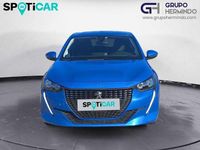 Usado Peugeot 208 Allure 100 CV (73 kW) 2021 Azul Utilitario
