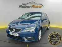 Usado Seat Leon Style 150 CV (110 kW) 2017 Azul Berlina