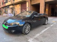 Usado VW Golf Cabriolet 105 CV (77 kW) 2012 Negro Descapotable