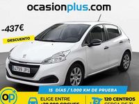 Usado Peugeot 208 Access 82 CV (60 kW) 2016 Blanco Utilitario