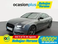 Usado Audi A5 225 CV (165 kW) 2013 Gris Coupe