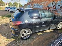 Usado Peugeot 206 110 CV (80 kW) 2003 Negro Berlina