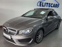 Usado Mercedes CLA200 AMG line 136 CV (100 kW) 2015 Gris Coupe