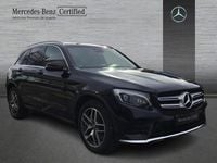 Usado Mercedes GLC220 AMG line 170 CV (125 kW) 2019 Negro SUV