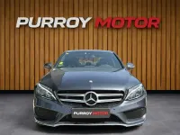Usado Mercedes C220 AMG line 170 CV (125 kW) 2015 Gris / plata Berlina