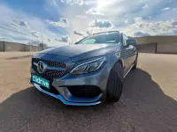 Usado Mercedes C300 AMG line 245 CV (180 kW) 2016 Gris Coupe