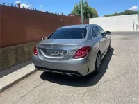 Usado Mercedes C220 AMG line 170 CV (125 kW) 2016 Gris / plata Berlina