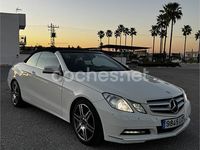 Usado Mercedes E350 Avantgarde 231 CV (169 kW) 2011 Blanco Descapotable