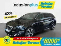 Usado Peugeot 308 SW GT-line 150 CV (110 kW) 2016 Negro Familiar