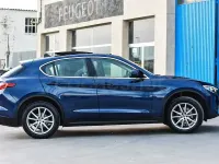 Usado Alfa Romeo Stelvio Executive 180 CV (132 kW) 2018 Azul SUV