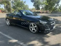 Usado Mercedes SLK200 184 CV (135 kW) 2011 Negro Descapotable