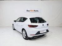 Usado Seat Leon FR 130 CV (95 kW) 2018 Blanco Berlina