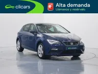 Usado Seat Leon FR 130 CV (95 kW) 2019 Azul Berlina