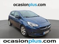 Usado Opel Corsa Selective 90 CV (66 kW) 2017 Azul Utilitario